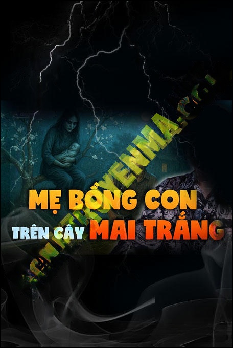 Mẹ Bồng Con Trên Cây Mai Trắng